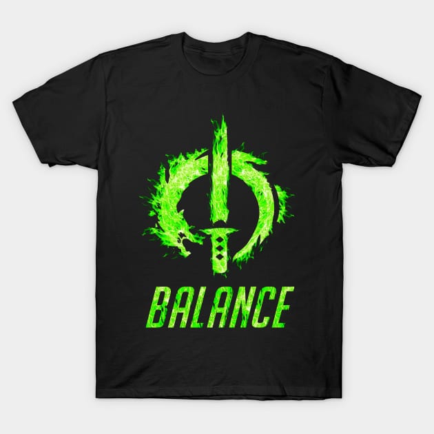 Balance T-Shirt by PluginTees